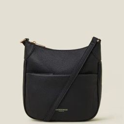 Accessorize London Black Solid Sling Handbag-picture-10