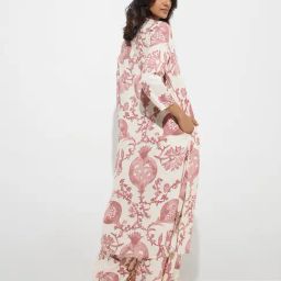Utsa by Westside Dusty Pink Anar Detailed A-Line Kurta image 2