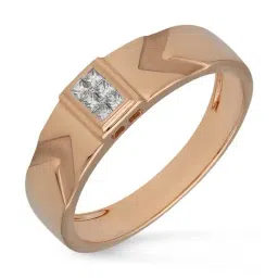 Malabar Gold and Diamonds 18k IGI Certified Diamond Rose Gold Ring for Men-picture-18