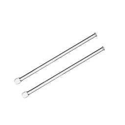 Eduscope 150 mm Glass Stirring Rod with Flat Face Paddle for Multipurpose, ‎Edu-STTROD-02 (Pack of 2)-43