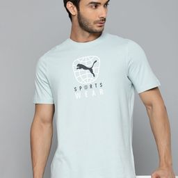 Puma BETTER SPORTSWEAR Brand Logo Printed Pure Cotton T-shirt-image-4