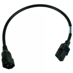 VOLEX UNIVERSAL JUMPER CORD, C13 TO C14, 0.6M, 10A, BLACK, 2170H.-image-6