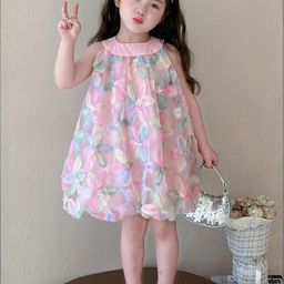 LULU & SKY Floral Print A-Line Dress-image-78