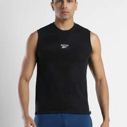 Reebok Black Slim Fit On the Move Tank T-Shirt-picture-40