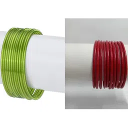 1ST TIME Set Of 22 Green Alloy Bangles-picture-47