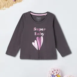 max Girls Varsity Printed Applique T-shirt-image-24