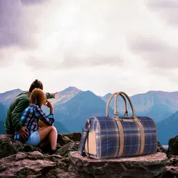 NORDIA Glenmore Heritage Tartan Luxe Edition Medium Travel Duffel Bag 30 L-image-17