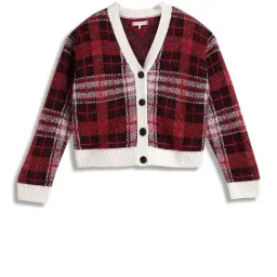 TOMMY HILFIGER Girls Multi Chequered Cardigan-image-18