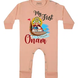Arvesa My First Onam Printed Bodysuit-34