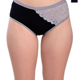Valles365 by S.C. Pack Of 2 Crossnet Hipster Briefs CRNETCMPURBLK-XXL-image-90