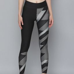 Reebok Geometric Printed Sports Tights-image-87