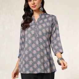 Soch Blue Printed Tunic-image-26