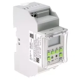 RS PRO Digital DIN Rail Time Switch 12 V dc, 1-Channel, 8966891-28
