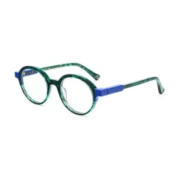 Etnia Barcelona 5BONAPA47OGRBL Green and Blue Round Eye Frame for Men-picture-13