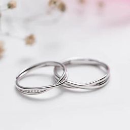 Zavya 925 Silver Infinity With You Adjustable Ring for Unisex-image-91