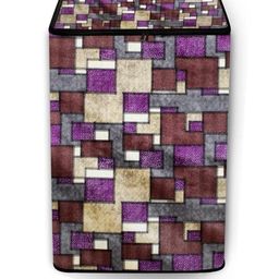 The Furnishing Tree Washing Machine Cover Seamless Pattern Magenta Compatible for Whirlpool 7.2 Kg-image-11