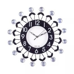 eCraftIndia PWCGV409 Decorative Analog Black Round Wall Clock-image-36