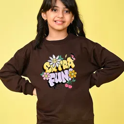 NUSYL Girls Printed Oversized Sweatshirt-picture-13