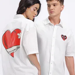 glitchez Unisex Relaxed Mode Poplin Shirt-image-92
