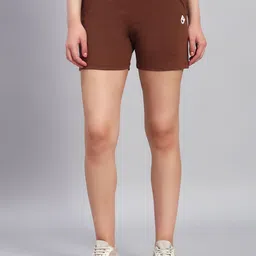 GRIFFEL Women Loose Fit High-Rise Shorts-image-98