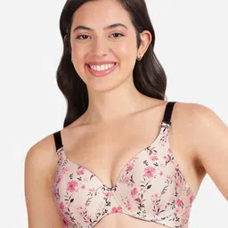 shyaway Floral Printed Medium Coverage Lightly Padded Balconette Bra- All Day Comfort-picture-5