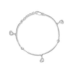 Taraash Heart 92.5 Sterling Silver Bracelet-image-47