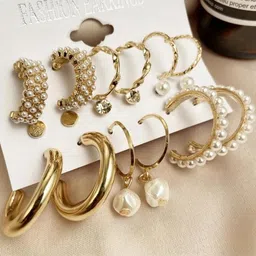 ARTZEN Women Gold Earrings-55
