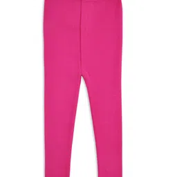 RVK Ankle Length Solid Leggings - Dark Pink-picture-49