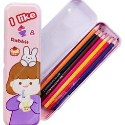 FunBlast Cartoon Theme Metal Pencil Box  Multicolor-picture-45