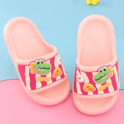 Oh! Pair Sliders with Dino Applique - Pink-picture-12