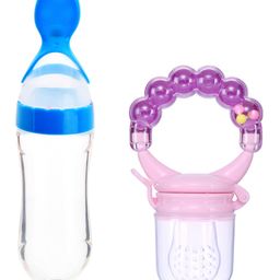 DOMENICO Fruit And Food Rattle Nibbler & Feeder - Blue-26