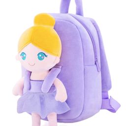 Frantic Premium Quality Purple Ballerina DOll Bag for Kids - Height 14 Inches-image-0
