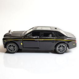 The Flyers Bay 1:32 Scale DieCast Metal Pull-Back Action Openable Doors, Lights and Music Rolls-Royce Phantom Premium Car Toy for Kids Realistic Miniature Model Gift 2+yrs Girls Boys Available (Black)-image-102
