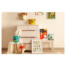 Zookeeper  Hide and Seek Wall Art- Print Only  Multicolour image 2
