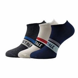Aeropostale Men Pack Of 3 Flat Knit No Show Socks-57
