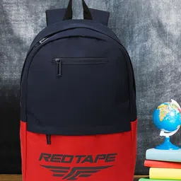 Red Tape Men Brand Logo Backpack-20