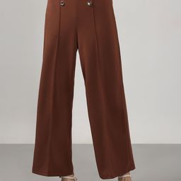 Vero Moda Women Straight Fit High-Rise Culottes Trousers-picture-26