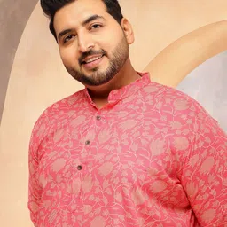 SOJANYA PLUS Men Floral Printed Floral Kurta-picture-44