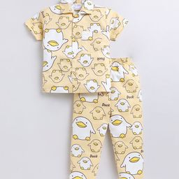 NAUTI KIDZ Boys Conversational Printed Pure Cotton Night suit-image-86