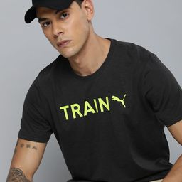 Puma Men Brand Logo Printed Training dryCELL T-shirt-15