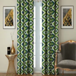 Swayam Eyelet Long Door Curtain - Single Piece (9 Ft)-17
