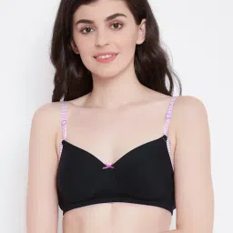 Clovia Black Non Wired Padded T-Shirt Bra-picture-22