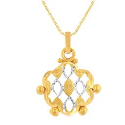 Malabar Gold and Diamonds 22k Gold Pendant without Chain for Women-picture-10