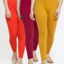 Gracit Multicolor Regular Fit Leggings-picture-11