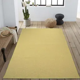 Saral Home Modern Gold Cotton Carpet - Set of 1-image-72