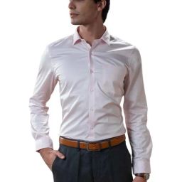Turtle Light Pink Cotton Slim Fit Shirt-picture-27