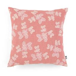 Home4U Light Pink Cotton Medium Cushion Cover - Set of 1-image-77