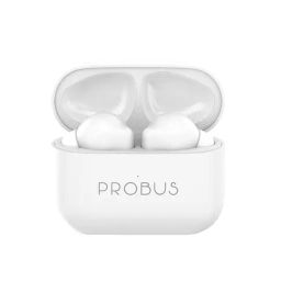 Probus A8 Touch Control in-Ear Earbuds Passive Noise Cancellation TWS Wireless Bluetooth (White)-image-16