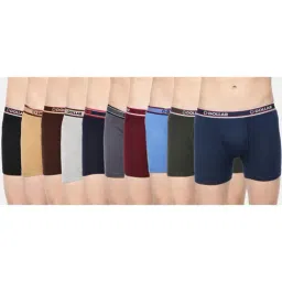 Dollar Bigboss Multicolored Cotton Regular Fit Trunks (Pack of 10)-image-26