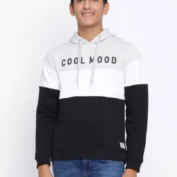 Lil Tomatoes Kids White & Black Color Block Full Sleeves Sweatshirt-image-97